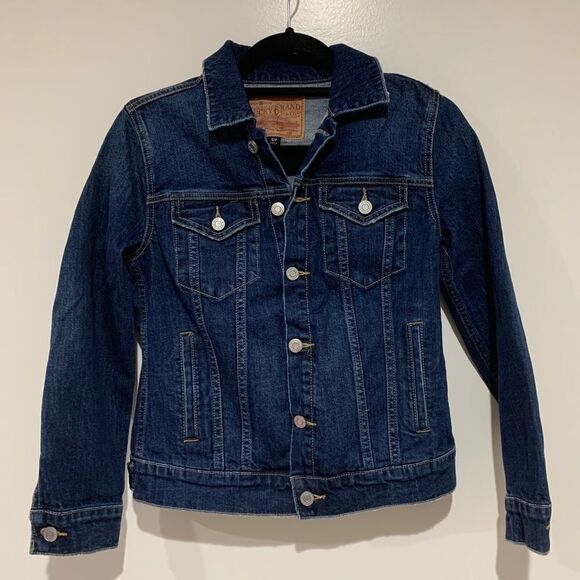 Lucky Brand Tomboy Denim Trucker no tag - Picture 1 of 2
